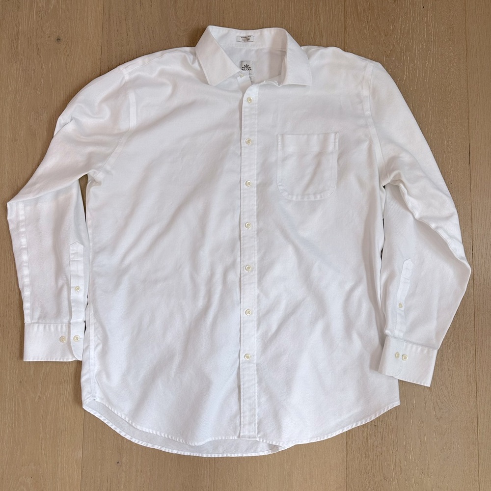 Peter Millar dress shirt white Extra Large cotton